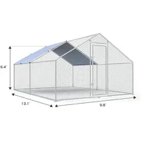 Custom 3x4x2m Metal Chicken Coop Hen House Large Rabbit Hutch Poultry Cage Pen Backyard Cages for Laying Hens