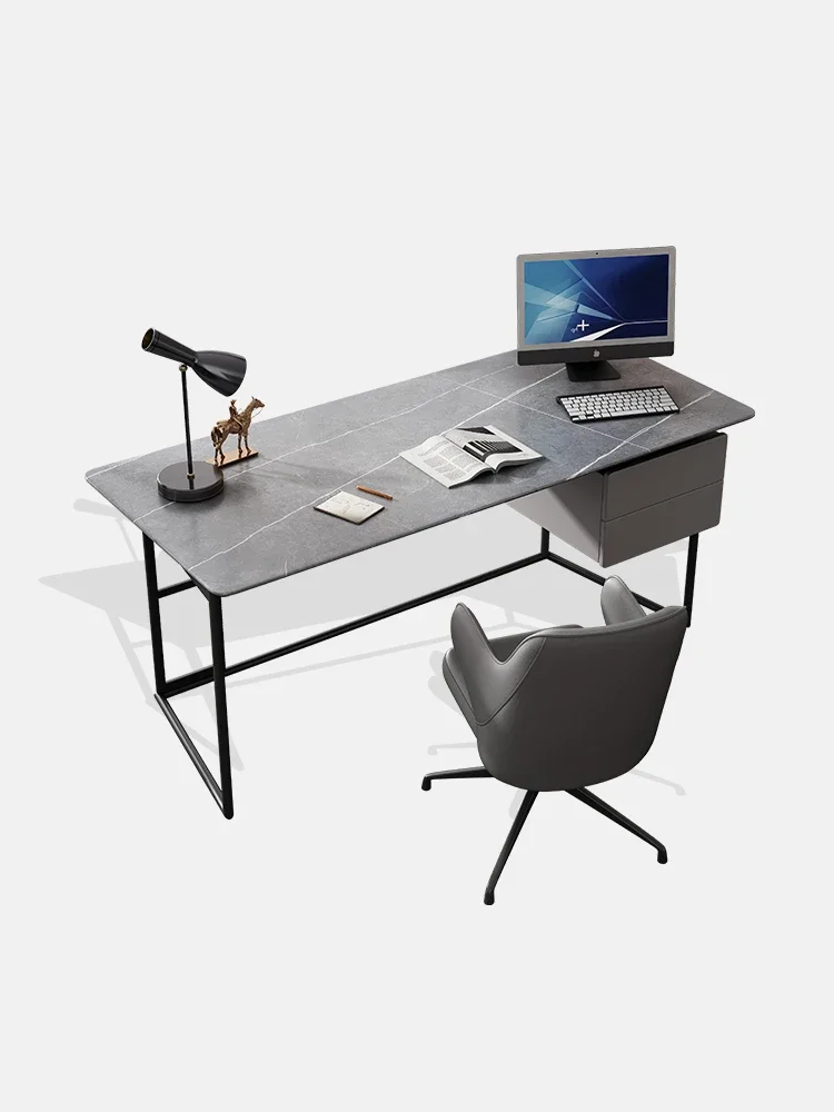 

Modern Minimalist Italian Light Luxury Nordic Study Home Rock Tablet Computer Office Desk