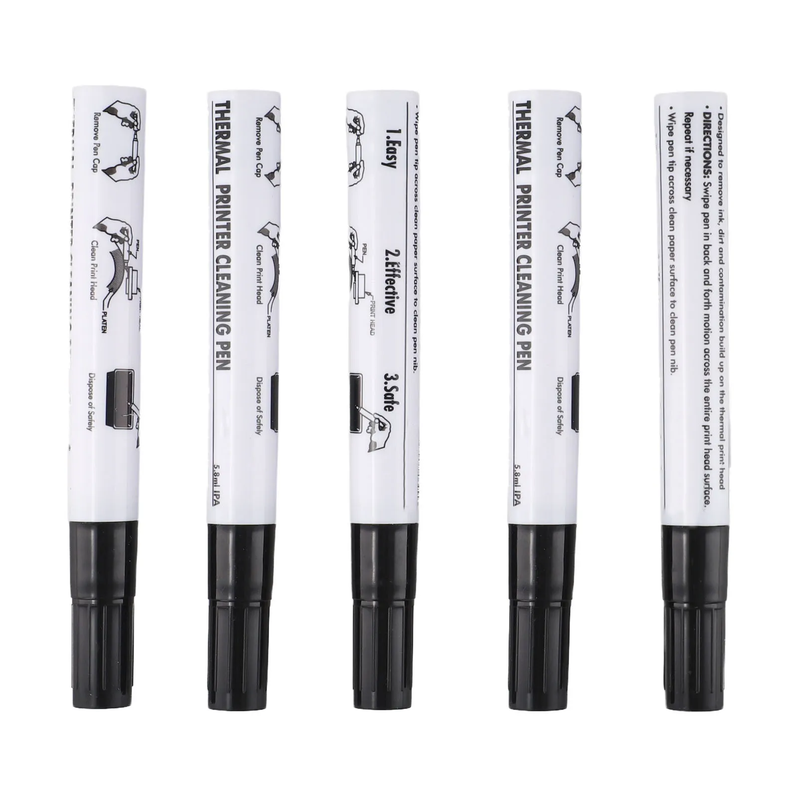 Printhead Cleaning Pen for Thermal Printers to Clean Dust Dirt Gum and Paper Scraps and Maintain Print Head Function
