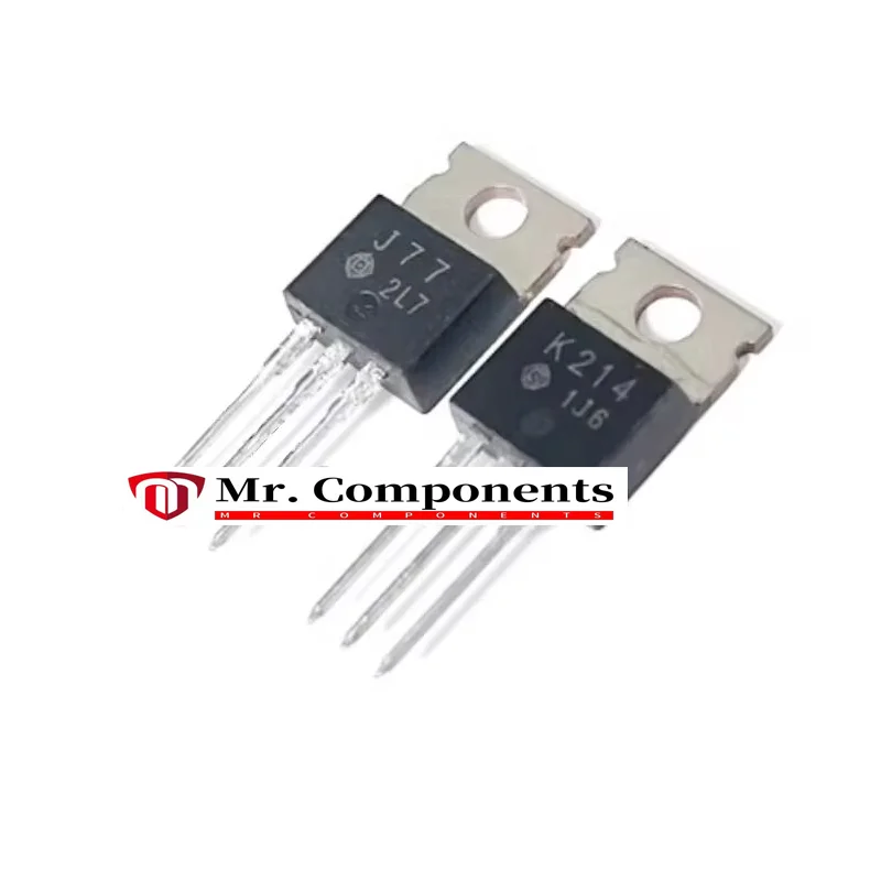 5 قطعة 2SK214 2SJ77 K214 J77 TO-220 NPN PNP الصوت مكبر كهربائي الصمام الثلاثي جديد الأصلي في المخزون