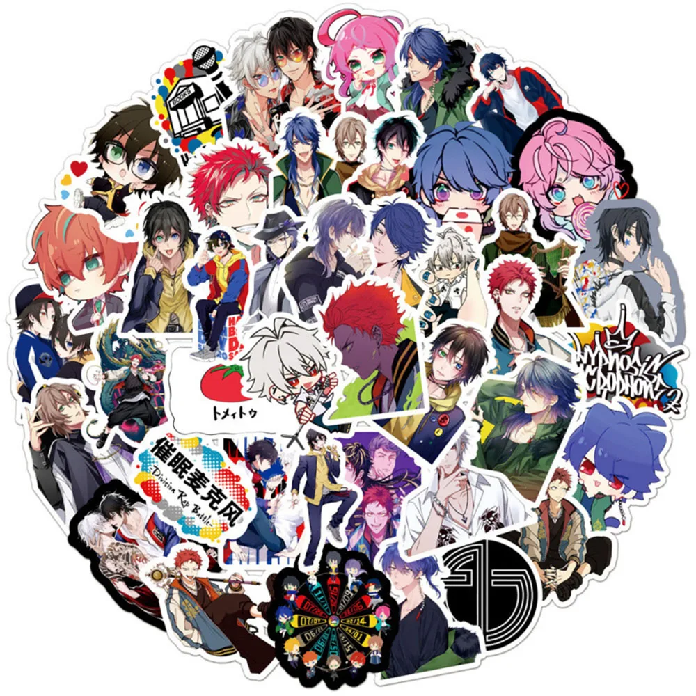

10/30/50pcs Classic Game Anime Hypnosis Mic Stickers Cool Yamada Ichiro Cartoon Decals Luggage Guitar Phone Laptop Manga Sticker