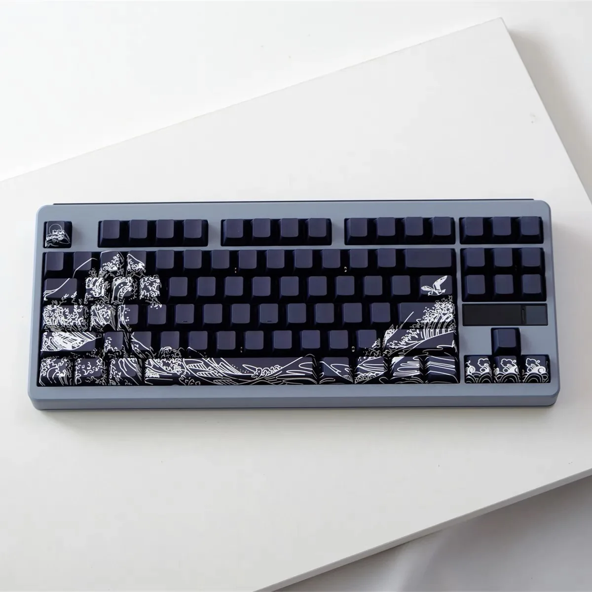 金川側刻印半透明キーキャップ、メカニカルキーボードキーキャップ、チェリープロファイル、昇華、136キー