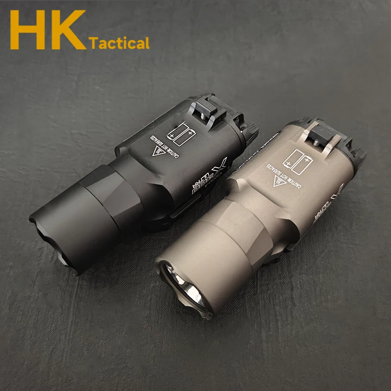 Tactical Flashlight Surefir X300U X300 X400 Pistol Scout Light  Glock Picatinny Rail Outdoor Field Lighting Hunting Weapon