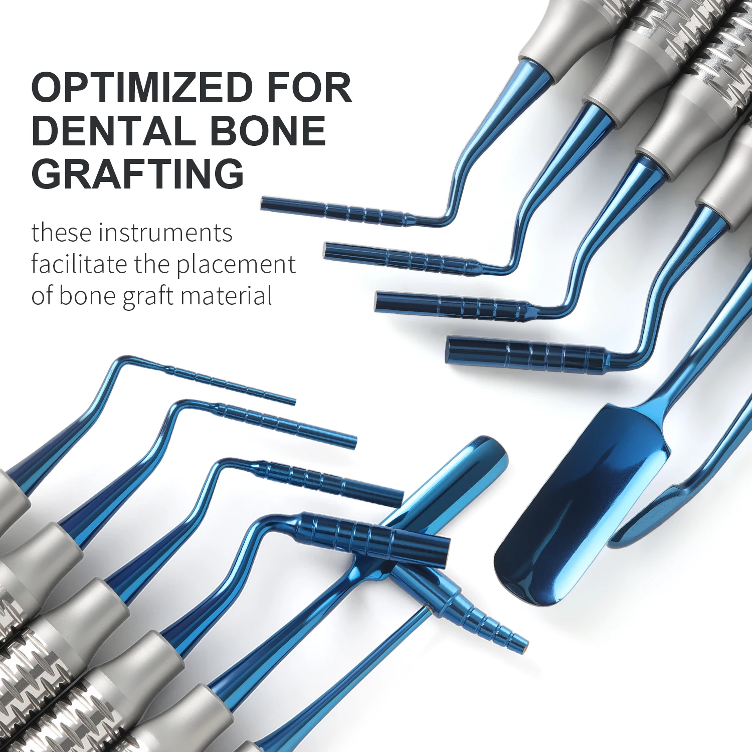 6pcs/set AZDENT Dental Implant Bone Graft Tool Kits Dentist Bone Graft Surgery Tools Dental Equipment