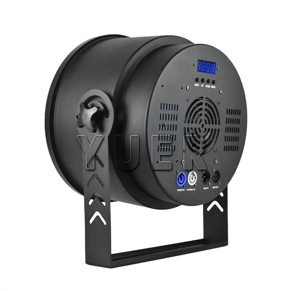 4PCS 200W COB Light RGB Inner Lamp And SMD RGB Out Ring Strobe Wall Washing Strobe Effect Dj Disco Flight Case Packing