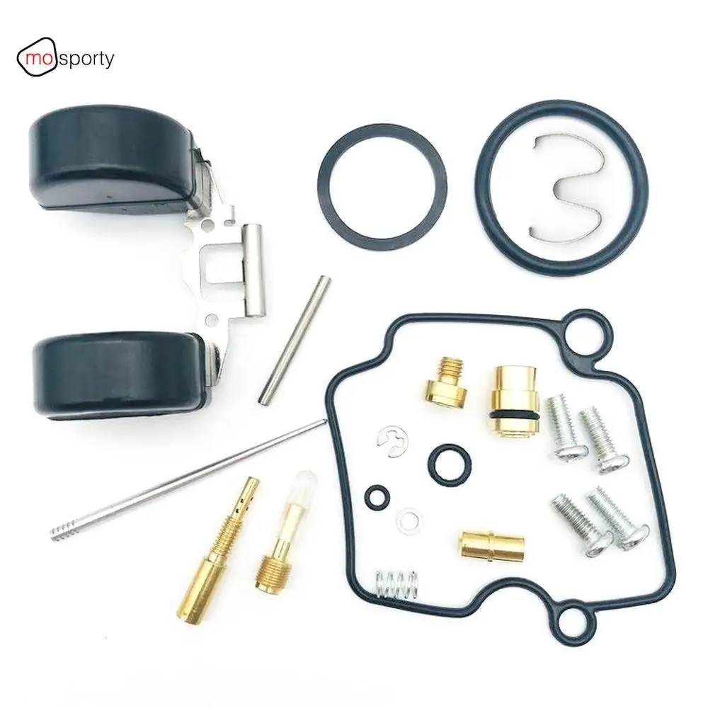 Motorcycle Carburetor Repair Kit with Oil Cup Float Rebuild Parts for Yamaha YBR125 JYM125 VM22 YBR JYM 125 VM 22