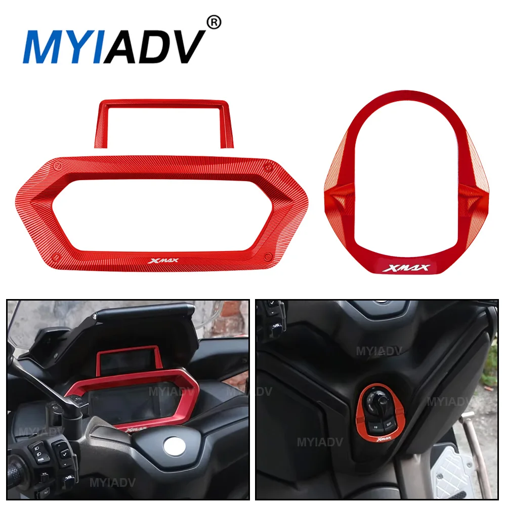 

For Yamaha XMAX125 XMAX250 XMAX300 XMAX 2023 2024 Motorcycle Instrument Dashboard Electric Door Lock Switch Cover Accessories