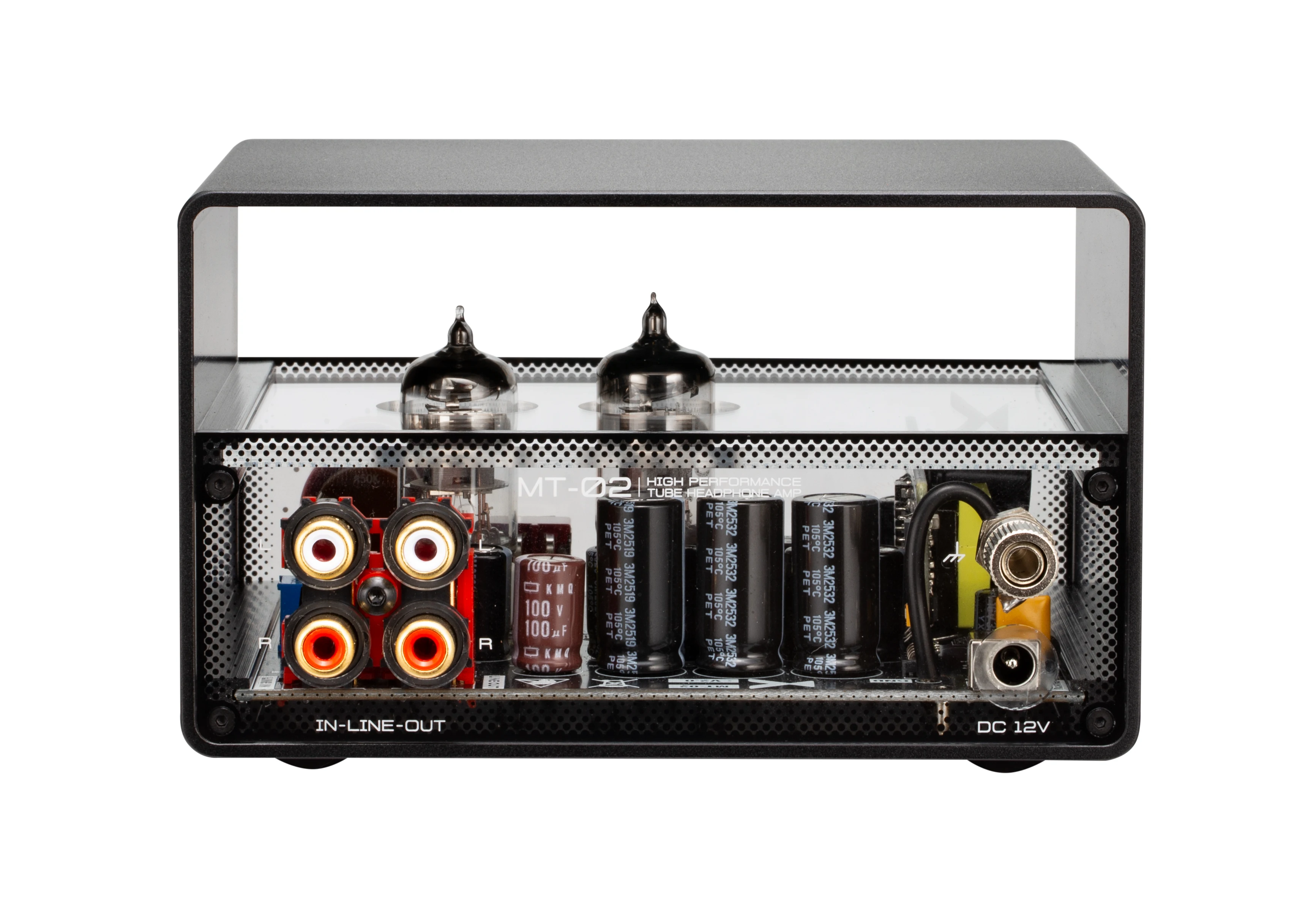 KGUSS xDuoo MT-02 Headphone Amplifier Hybrid Tube-Transistor Sound Architecture Dual 6J1 Vacuum Tube Class view 2