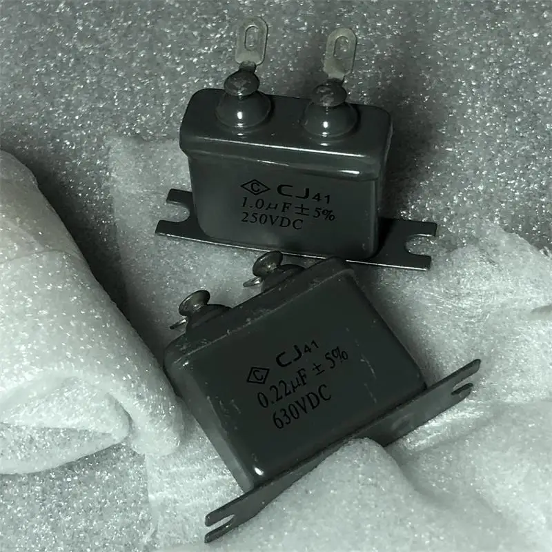 Brand new genuine CJE CJ41 0.22UF 630V single-layer sealed paper dielectric shell capacitor