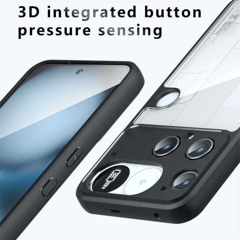 Матовый текстурированный чехол для телефона Nothing (чехол для Nothing Phone 3 Skin Sensation чехол Funda Задняя крышка For Nothing Phone3 Матовый текстурированный чехол для телефона Nothing (чехол для Nothing Phone 3 Skin Sensation чехол Funda Задняя крышка For Nothing Phone3