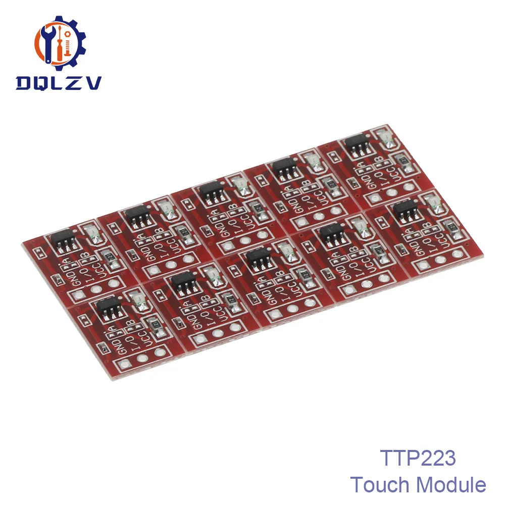 TTP223 Touch Key Switch Module Touching Button Self-Locking/No-Locking Capacitive Switches Single Channel Reconstruction