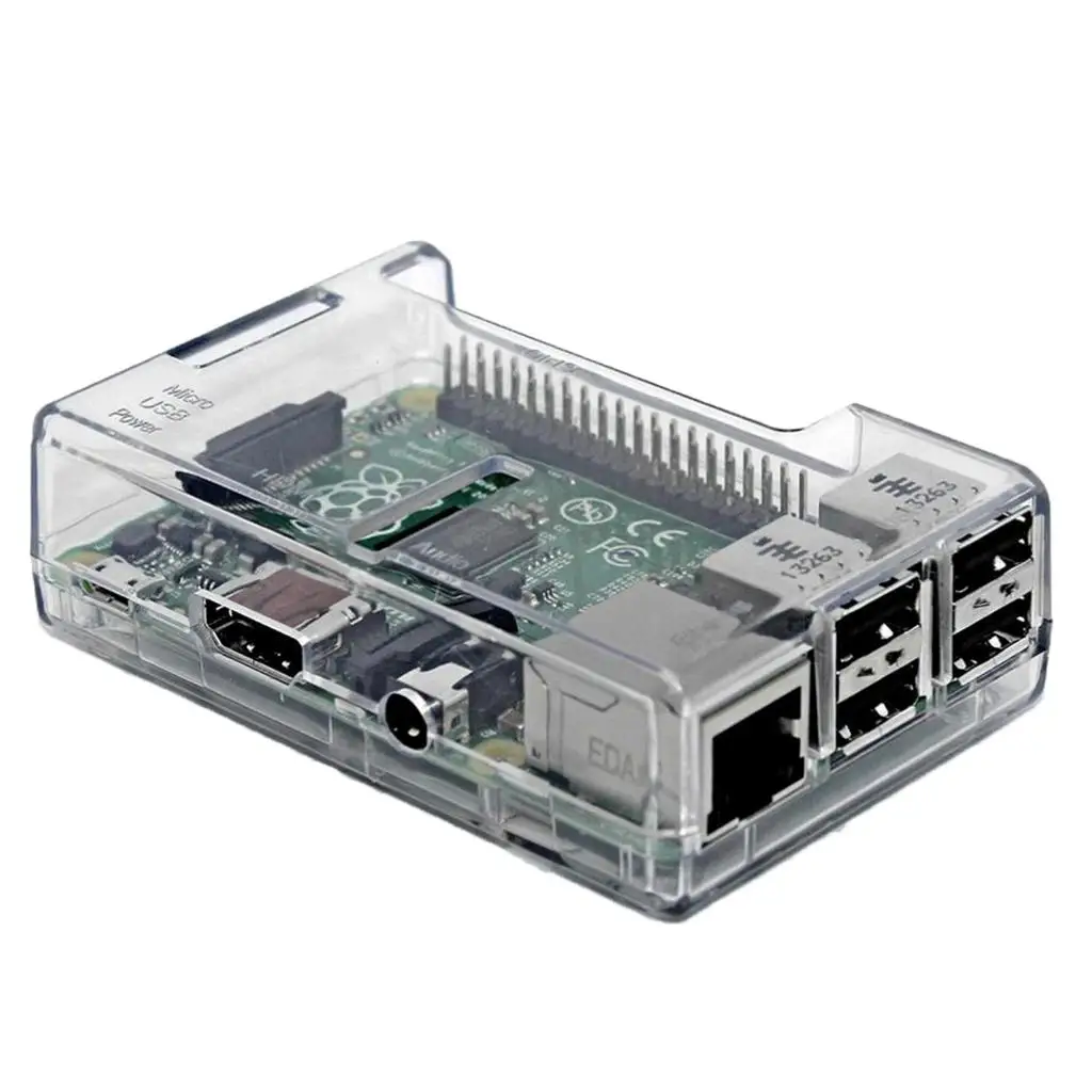 ABS Plastic Mini Tablet Protector Case Convection Cooling Shell Enclosure for Raspberry Pi