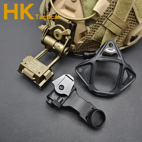 Sotac Wilcox L4G24 NVG 헬멧 장착 브래킷 PVS14 야간 투시경 텔레스코픽 시트 J 암 NVG 마운트 헬멧 브래킷 Adapte base