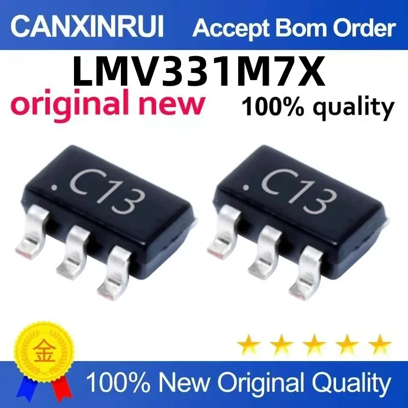 (5-100 pieces) Brand new stock LMV331M7X LMV331 C13 SOT353 5-pin