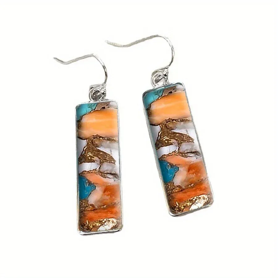 Fashion Bohemian Earring Imitation Turquoise Earring Earrings for Women Vintage Earrings Jewelry Perfect Gift To Lover Friend