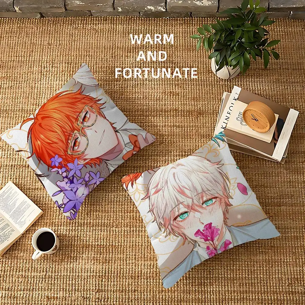 Game Mystic Messenger Personalized picture text home decorative pillows Household Gifts 45x45cm