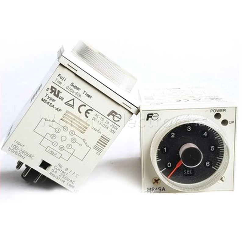 Free shiping     MS4SA-AP Time Relay 100 ~ 240VAC (power-on Delay)