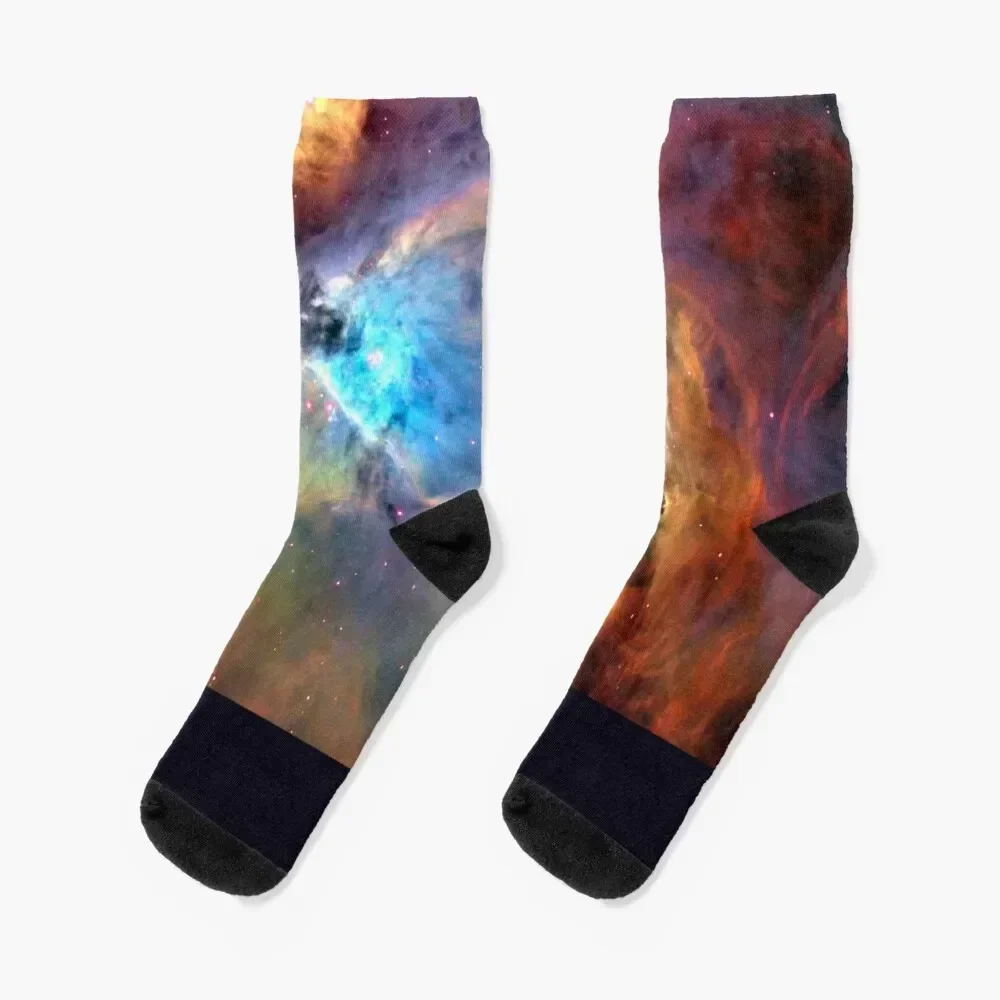 Orion Nebula Space Galaxy, RBSSG Socks christmas stocking colored Novelties professional running Women's Socks Men's