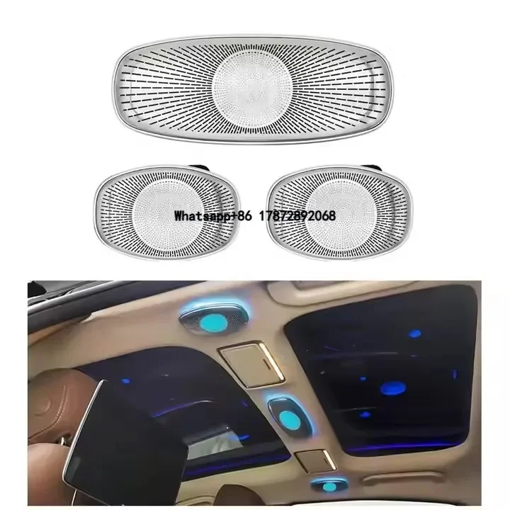 

W222 Car Roof Ceiling Speakers with 7/64 Colors LED Ambient Light for S-class W222 Car Audio Speakers Sound Horn