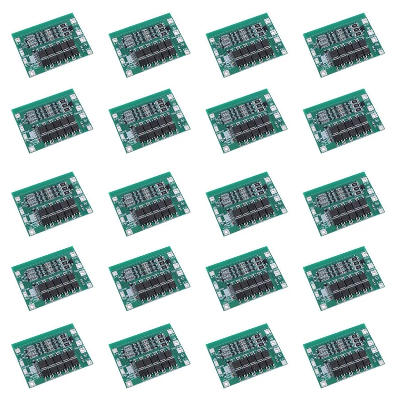 20X 3S 60A Bms Board Lithium Li-Ion 18650 Battery Protection Board With Balance For Drill Motor 11.1V 12.6V 18650