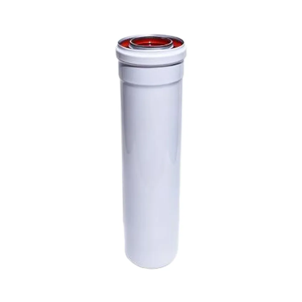 Detachable Flue Extension Designed for Wood Burning Stoves with Straight Tube Geometry for Optimal Draft Control