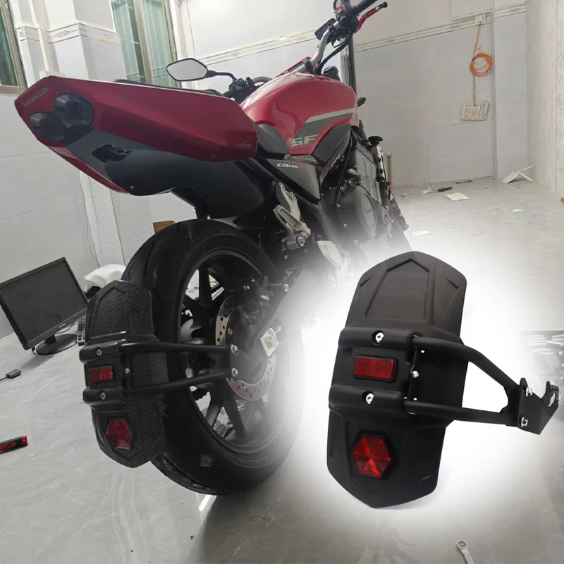 Motorcycle Rear Fender Mudguard Mudflap Wheel Splash Guard Mud Cover Protector For HONDA CB400SF CB500SF Accessories