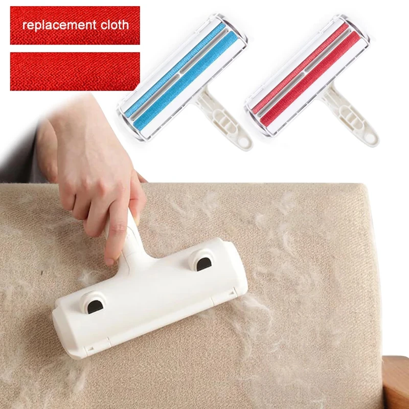 Pet Grooming Pet Hair Remover Roller 2Way Lint Remover Dog Cat Hair Forniture Clothes Carpet Shaver Brushes Cleaning Brush Tools