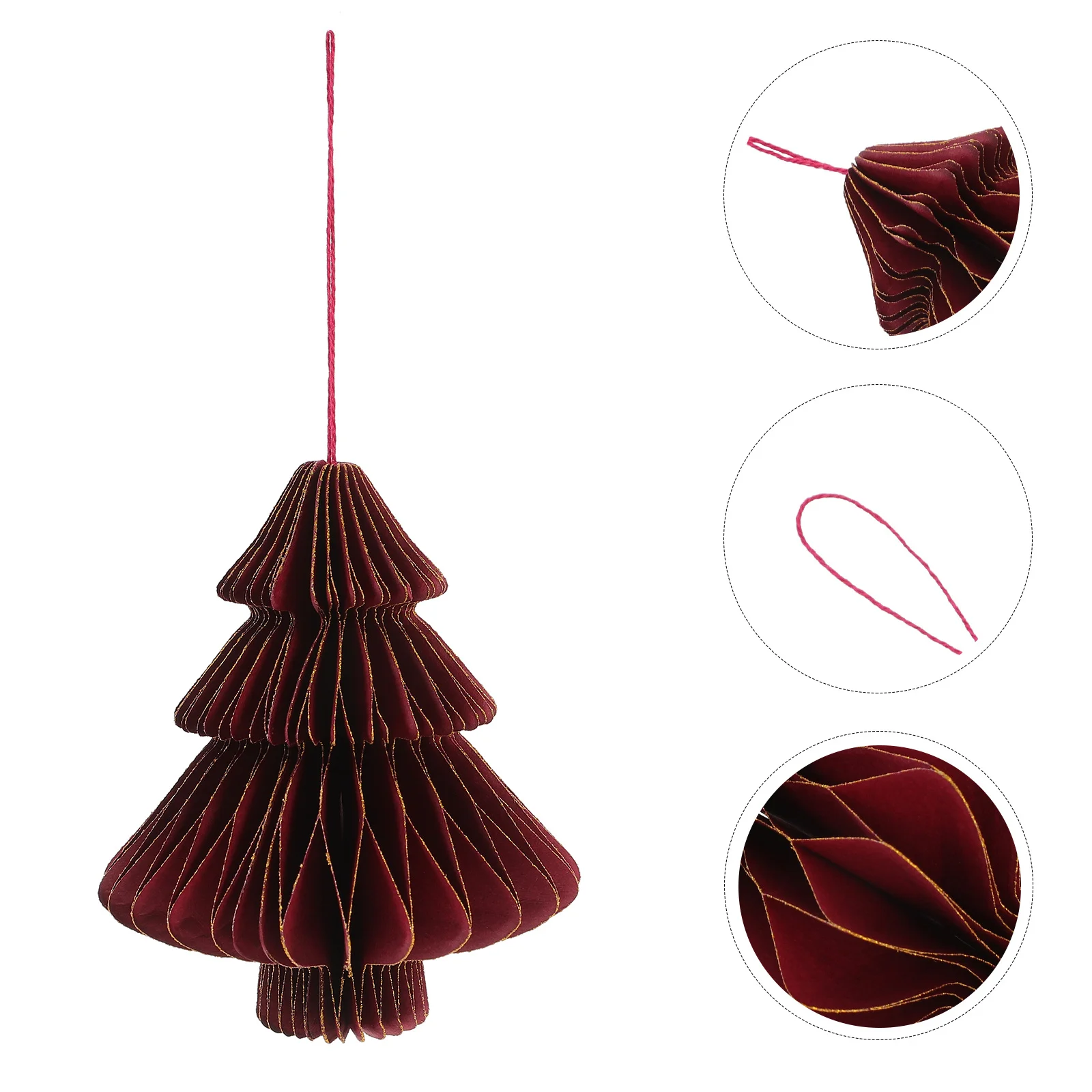 

3Pcs Angel Bell Hanging Ornaments Polished Honeycomb Christmas Decorations Festive Xmas Tree Pendant Party Props Home Decor