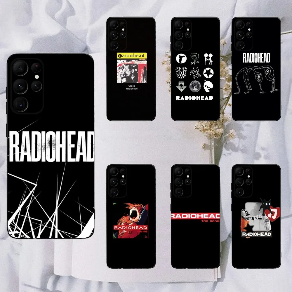 Rock Band R-Radiohead   Phone Case For Samsung Galaxy A20,A21s,A22,A31,A32,A52,A53,A72,73,A80,A91 Soft Black Cover