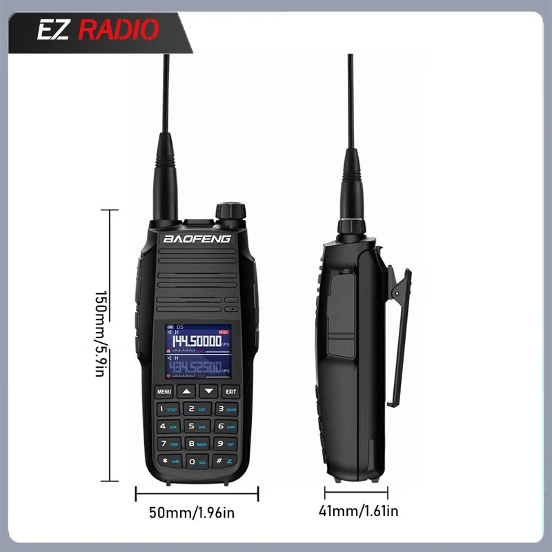 Baofeng UV-29 Pro Max Walkie Talkie dwukierunkowe Radio 1.77 wyświetlacz LCD CB Radio wysokiej mocy kanał NOAA 999 BF UV-29L daleki zasięg DTMF