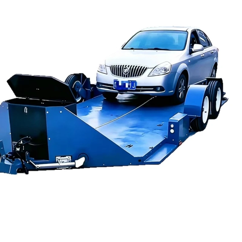 Car trailer Hydraulic lift flatbed trailer
