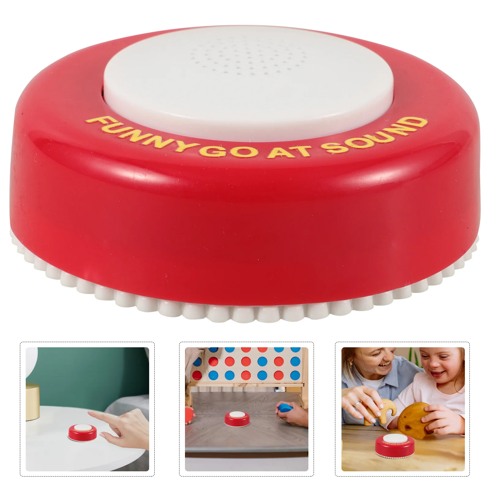 Máquina de llamadas de ovejas, botón redondo, juguete de broma, botón de sonido de cabra gritando, bromas divertidas, regalo, Material ABS, juguete de escritorio portátil