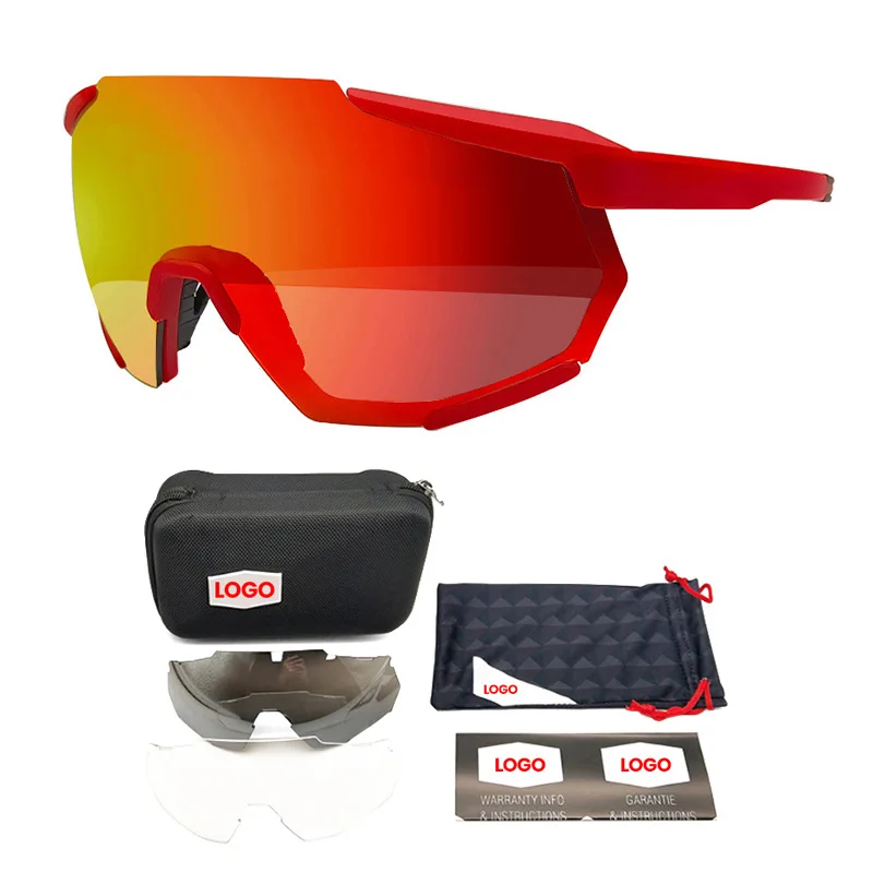 

New Sports Goggles, Windproof Dustproof UV400, Anti-Fog Polarized, for Cycling Running Outdoor, ANSI Z87.1 Safety Glasses Men