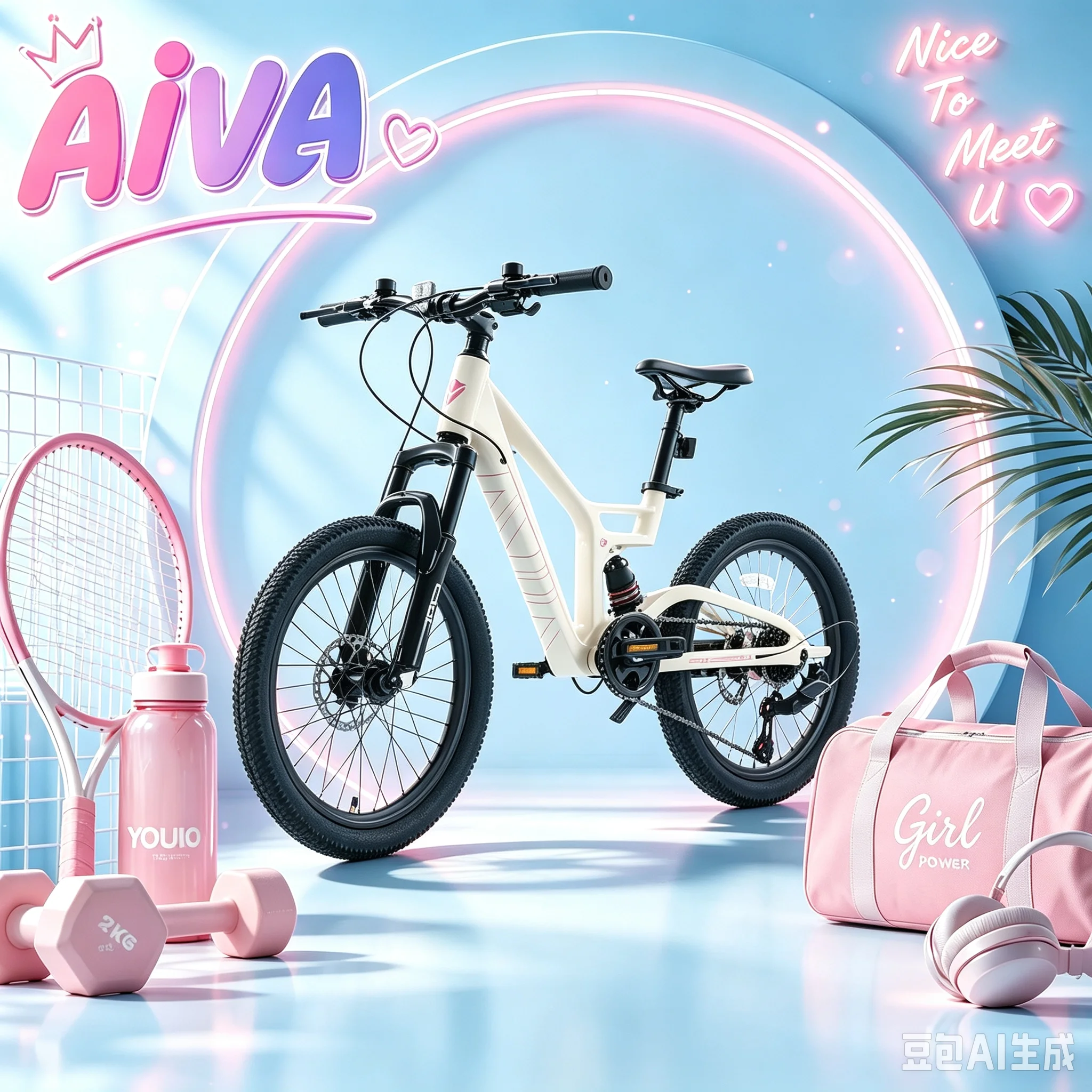 Bicicletta da montagna rosa S20 per ragazze adolescenti, con telaio a passo basso, in lega di magnesio, freni a disco meccanici, pneumatici da 20'', sospensioni complete, ideale per principianti, per