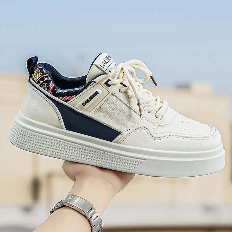 

2026 New Men's Casual Sneakers Summer Comfortable Breathable Platform Skateboard Shoes Stylish Versatile Shoes Tenis De Hombre