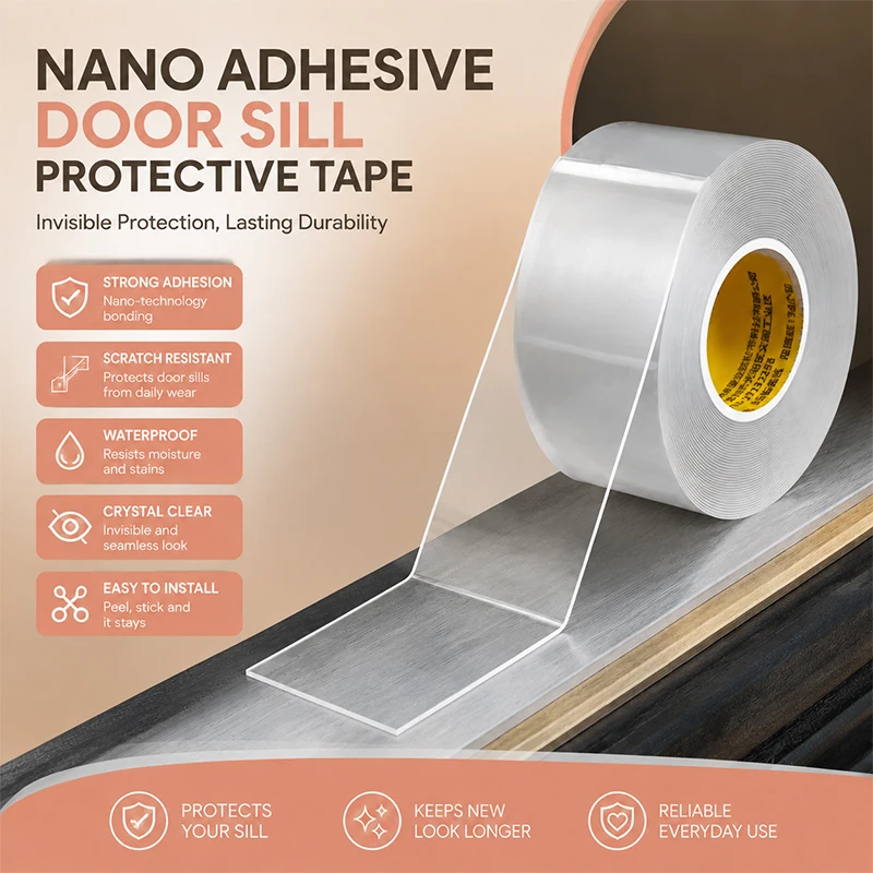 Invisible Clear Car Door Sill Scratch Protector Strip Anti-Collision Edge Guard for Mirror Trunk Bumper Universal