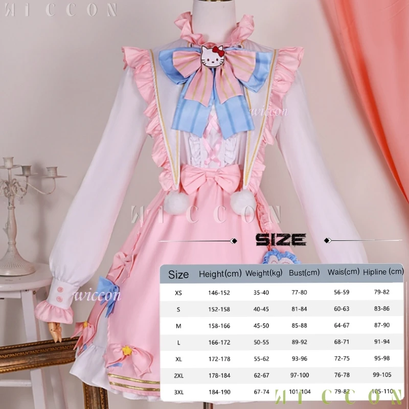 Identity V Game One Character Survivor Gardener Emma Woods Five Косплей Костюм с Красивым Платьем Игра Полный Комплект Розовый И Белый