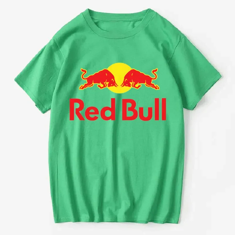 ثلاثية الأبعاد مطبوعة ريد بول شعار قصيرة الأكمام قميص جديد الرياضة في الهواء الطلق تي شيرت رجالي عشاق السباق هدية أعلى دراجة هوائية جبلية جيرسي