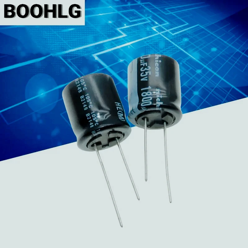 

10PCS original 1800UF 35V Japanese electrolytic capacitor 35V 1800UF 18X20 HE high frequency and low resistance