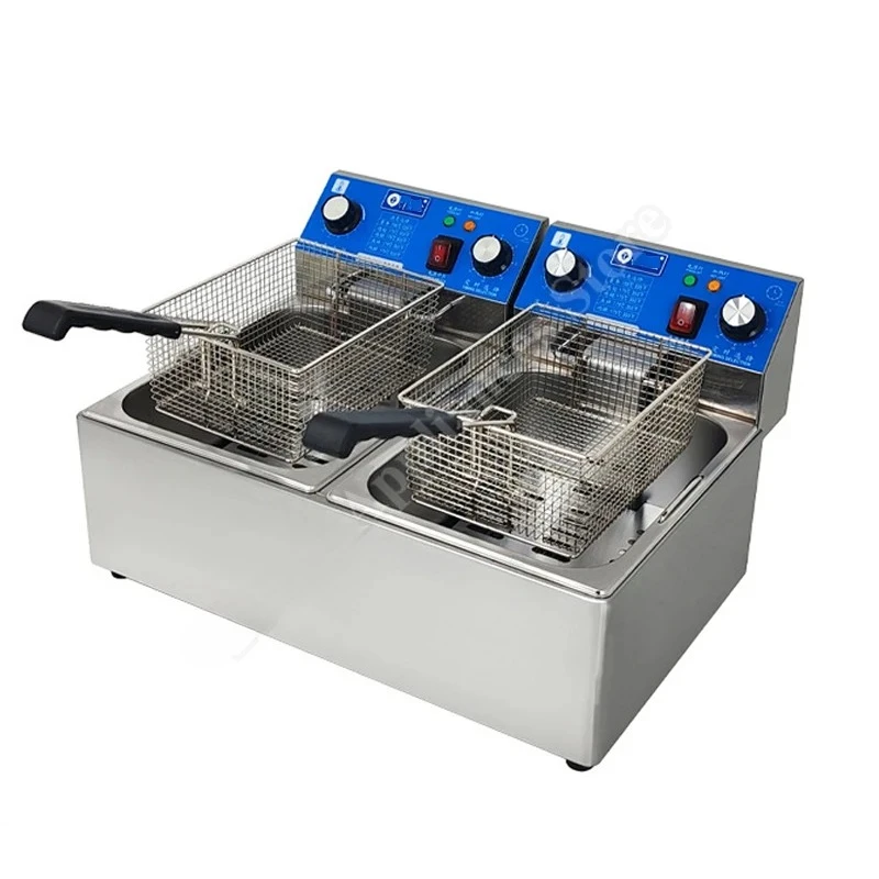 Fryer Electric Cookware Large Capacity Electric Deep Fryer French Fries Frying Oil Cooker Timer Commercial Fryers