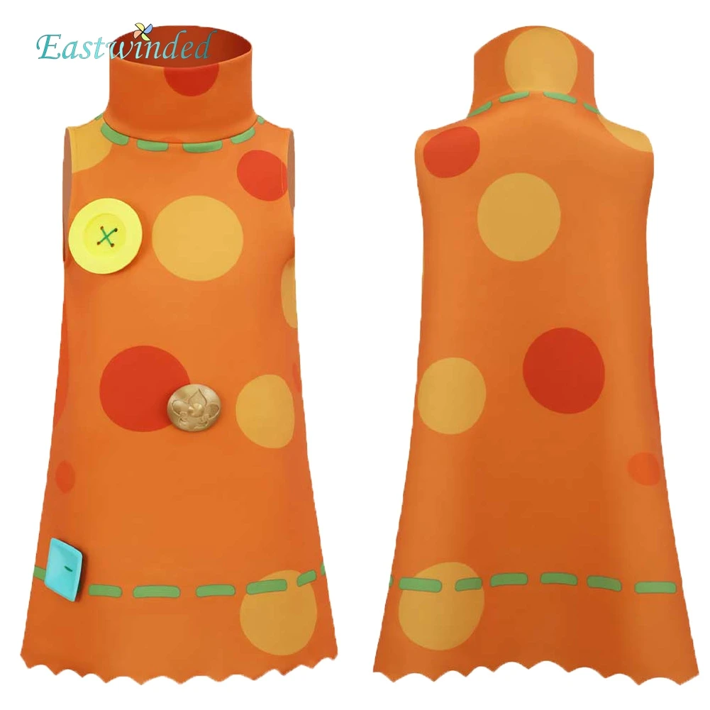 

Movie Plush Story Dolly Cosplay Dress Orange Skirt 100-150 Costume Clothes Uniform Outfits Disguise Halloween Carnival Party