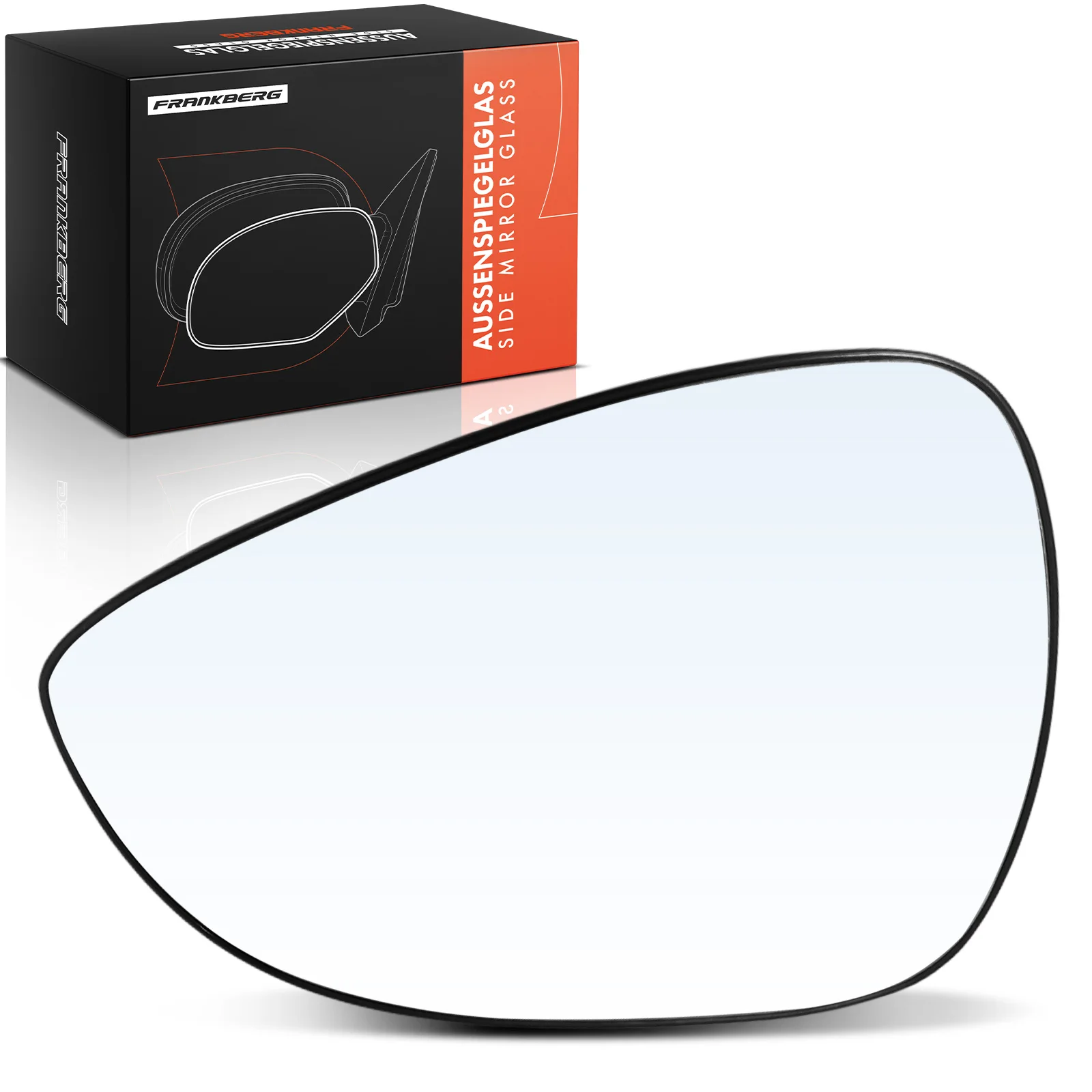 Frankberg 1x Spiegelglas Buitenspiegel Spiegel Links Voor Ford Fiesta Saloon B-Max Van JK 1671414