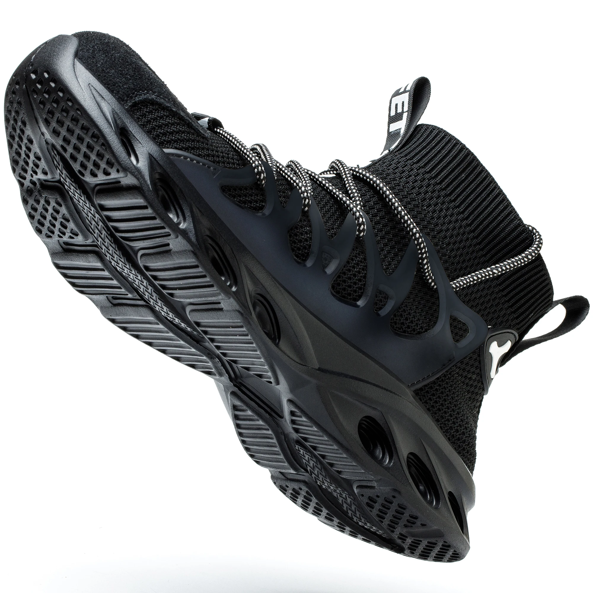 أحذية أمان رجالية أحذية عمل مضادة للثقب بمقدمة فولاذية، خفيفة الوزن ومسامية، أحذية صناعية للبناء الخارجي للرجال