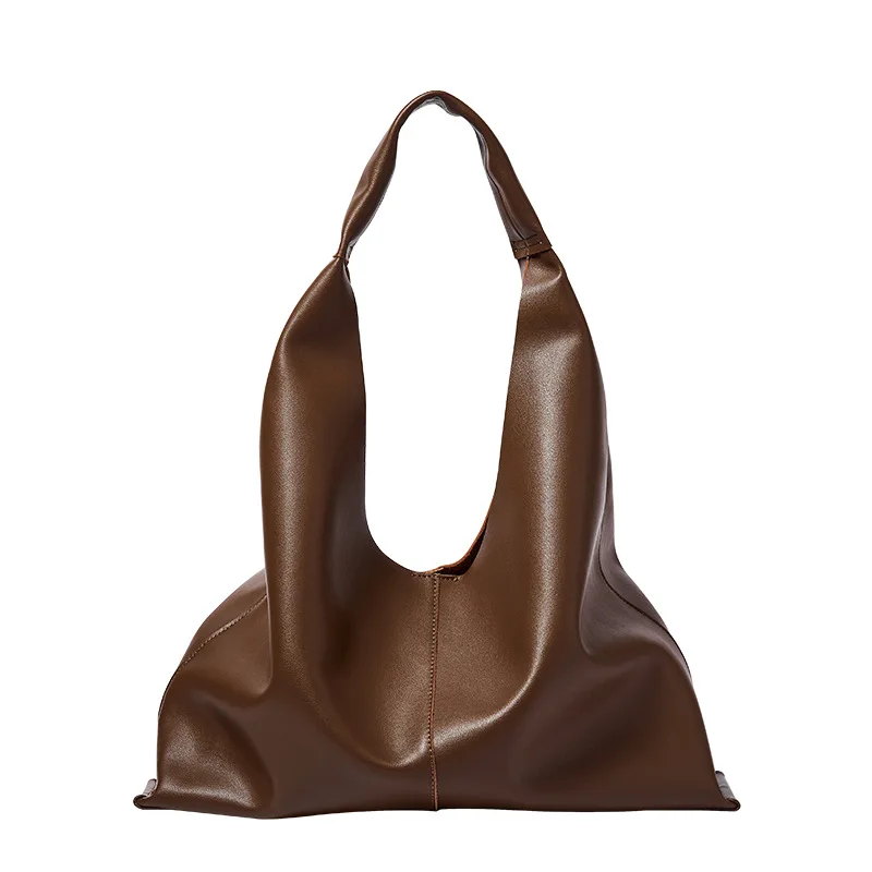 

New women's single - shoulder tote bags, stylish genuine leather hand - held underarm bags summer