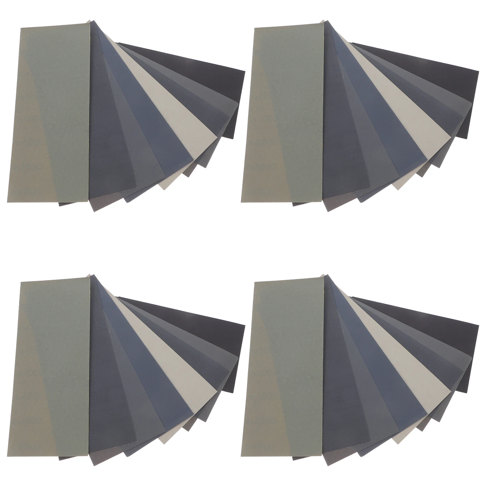 

56pcs Fine Sandpaper Set Wet Dry Sanding Sheets 400-5000 Grit Abrasive Paper For Wood Metal Plastic Auto Detailing Wall Repair