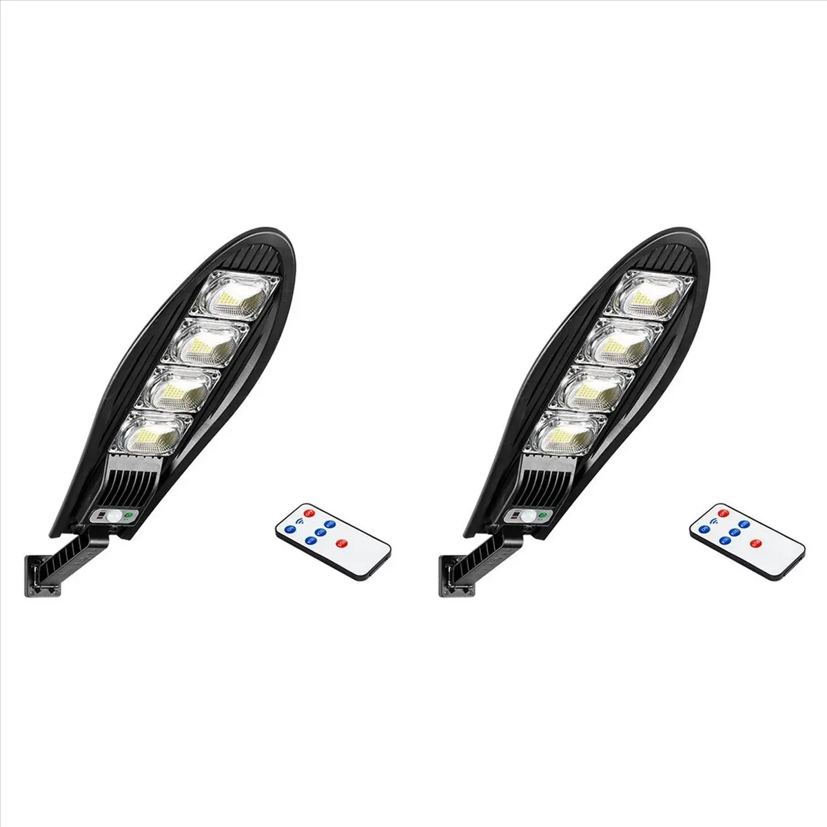 *HOPE 2X Upgraded 168LED Solar Street Light Waterproof LED for Garden Wall Adjustable Angle Solar Lamp Built-in 3000MAH
