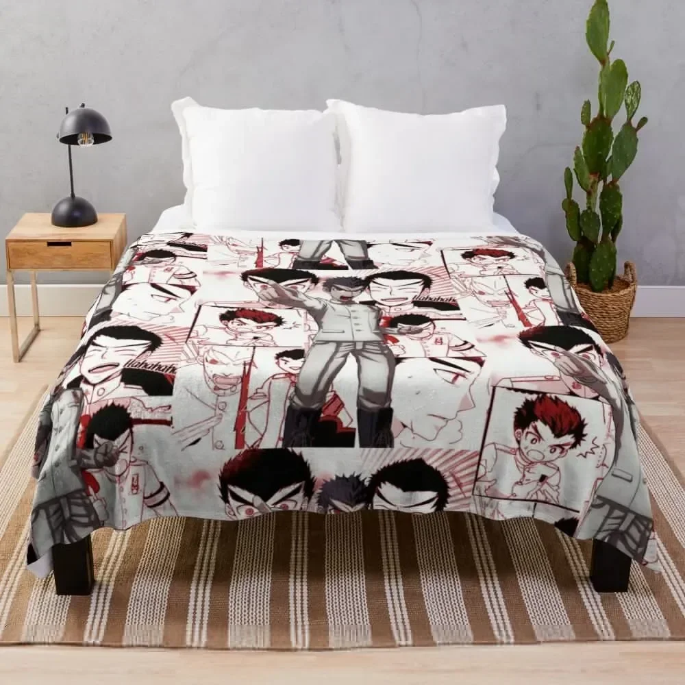 Kiyotaka Ishimaru Manga Collage Throw Blanket Thin Soft Blanket for Summer Night Sleeping