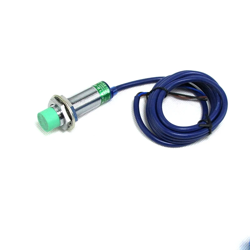 1pc Inductive Proximity Switch 2 Wire (Brown, Blue) Cylinder Type NO Output 8MM Detecting Distance Iron Detect Object AC 90-250V