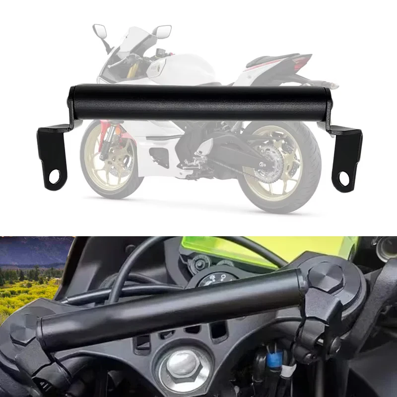 

GPS Smart Phone Windshield Navigation GPS Plate Bracket Adapt Holder For YAMAHA YZF R3 R25 YZFR3 YZFR25 R 3 2019-2023 2021 2022