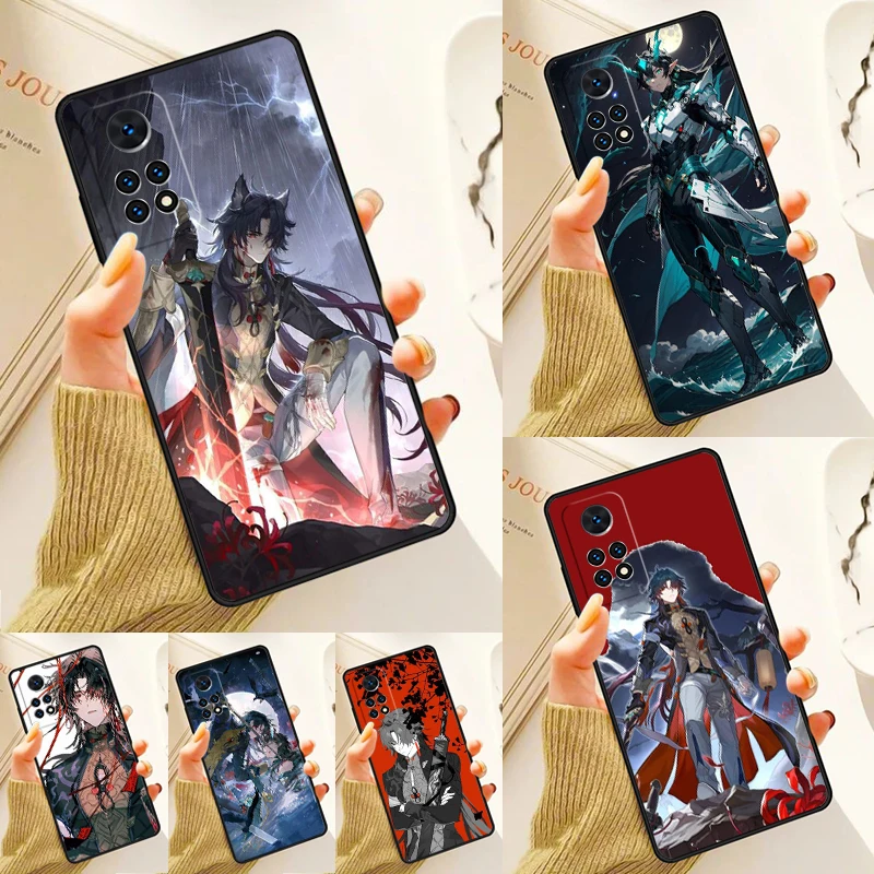 Blade Honkai Star Rail Case For Samsung Galaxy S24 Plus S23 S20 S21FE Lite S22 Ultra Note 20 S8 S9 S10 Phone Coque